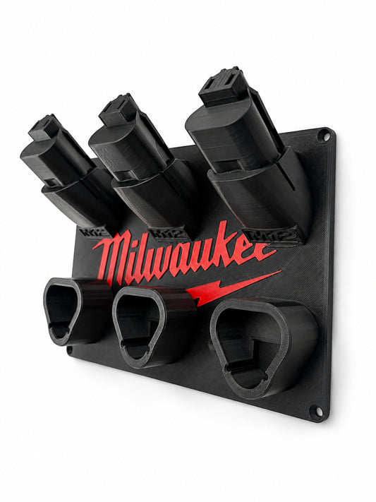 PREMIUM Storage Mount for Milwaukee M12 12V Tool & Battery Combo Holder
