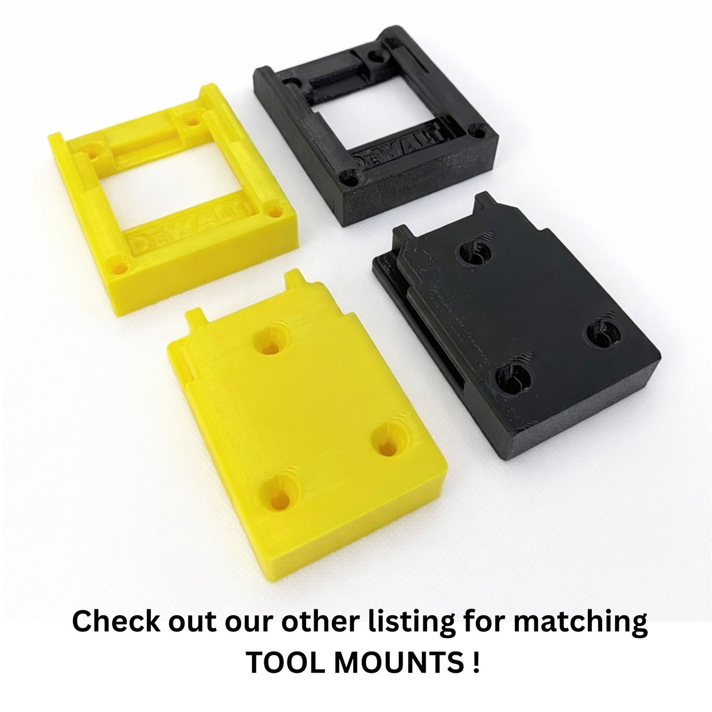 DeWalt Battery Holder / Wall Mount For Dewalt 18V/20V Batteries - 5/10 Pack