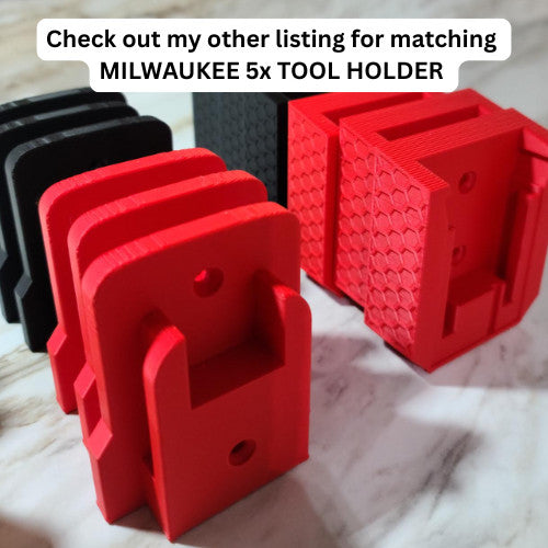 5x Milwaukee 18V BAttery Wall Mount