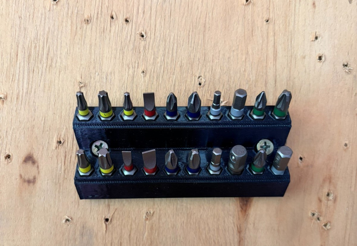 20/36 HEX SHANK BITS Holder Driver Drill Wall Mount Display Rack Storage