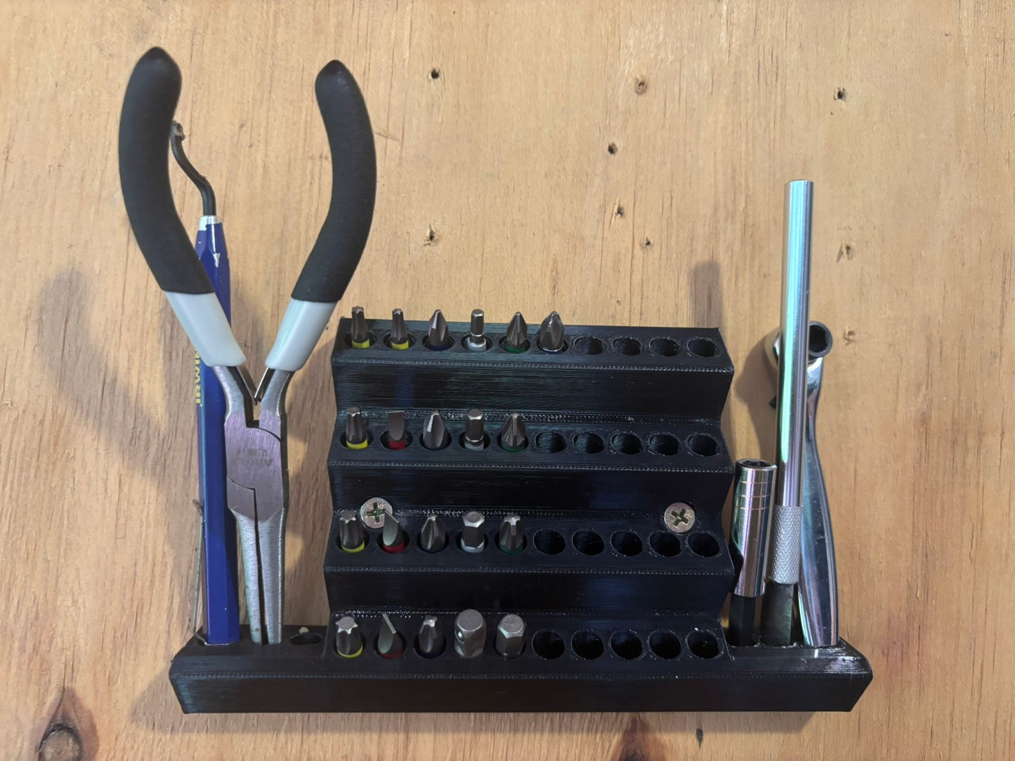 Driver Drill HEX BITS Wall Mount Rack