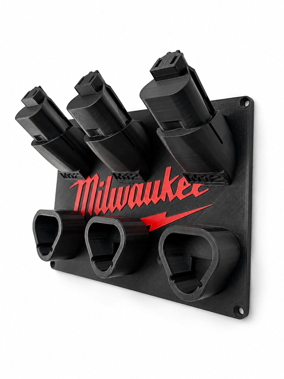 PREMIUM Storage Mount for Milwaukee M12 12V Tool & Battery Combo Holder