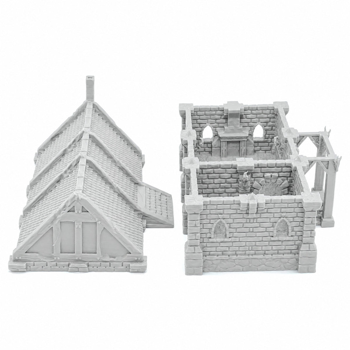 Wargaming Terrain Medieval Fantasy Cottage Tavern Homestead 28mm Scenery