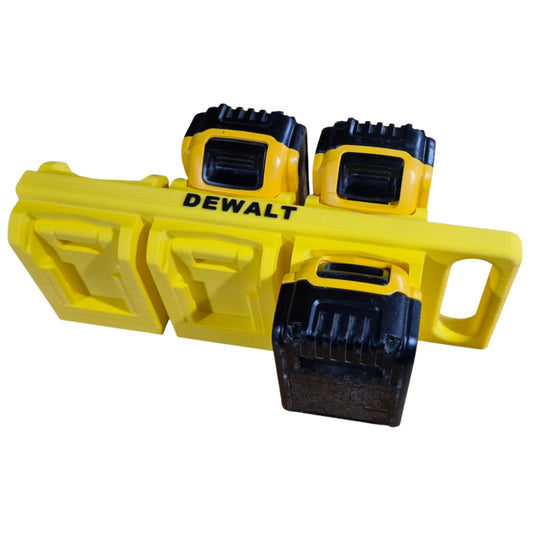 Dewalt 18v 20v Battery Caddy | 6 Slot Vertical Holder Carrier Storage