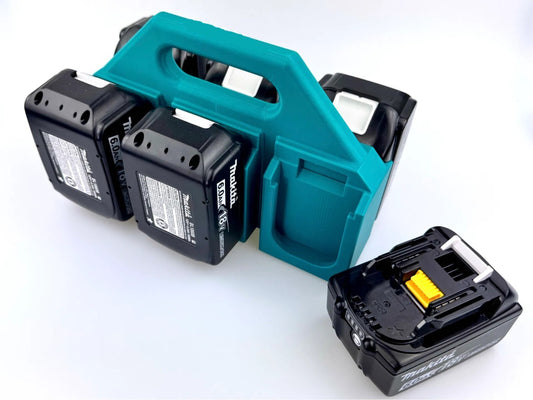 18V Makita Battery Caddy Holder Carrier for 6 batteries