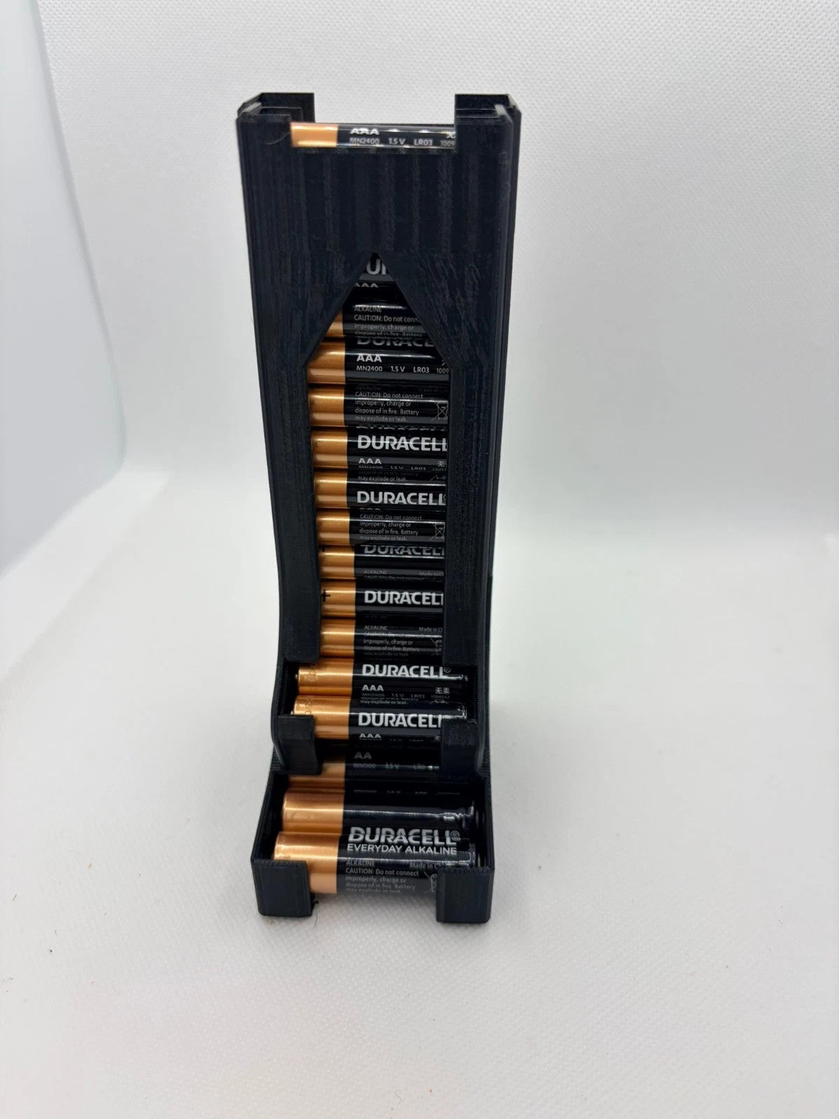 Battery Organiser Stand Storage Holder AAA & AA 1.5-volt Alkaline Batteries Case