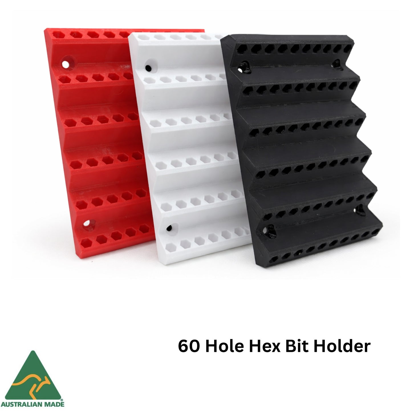 Screwdriver Hex Bit Holder / Wall Mount Storage