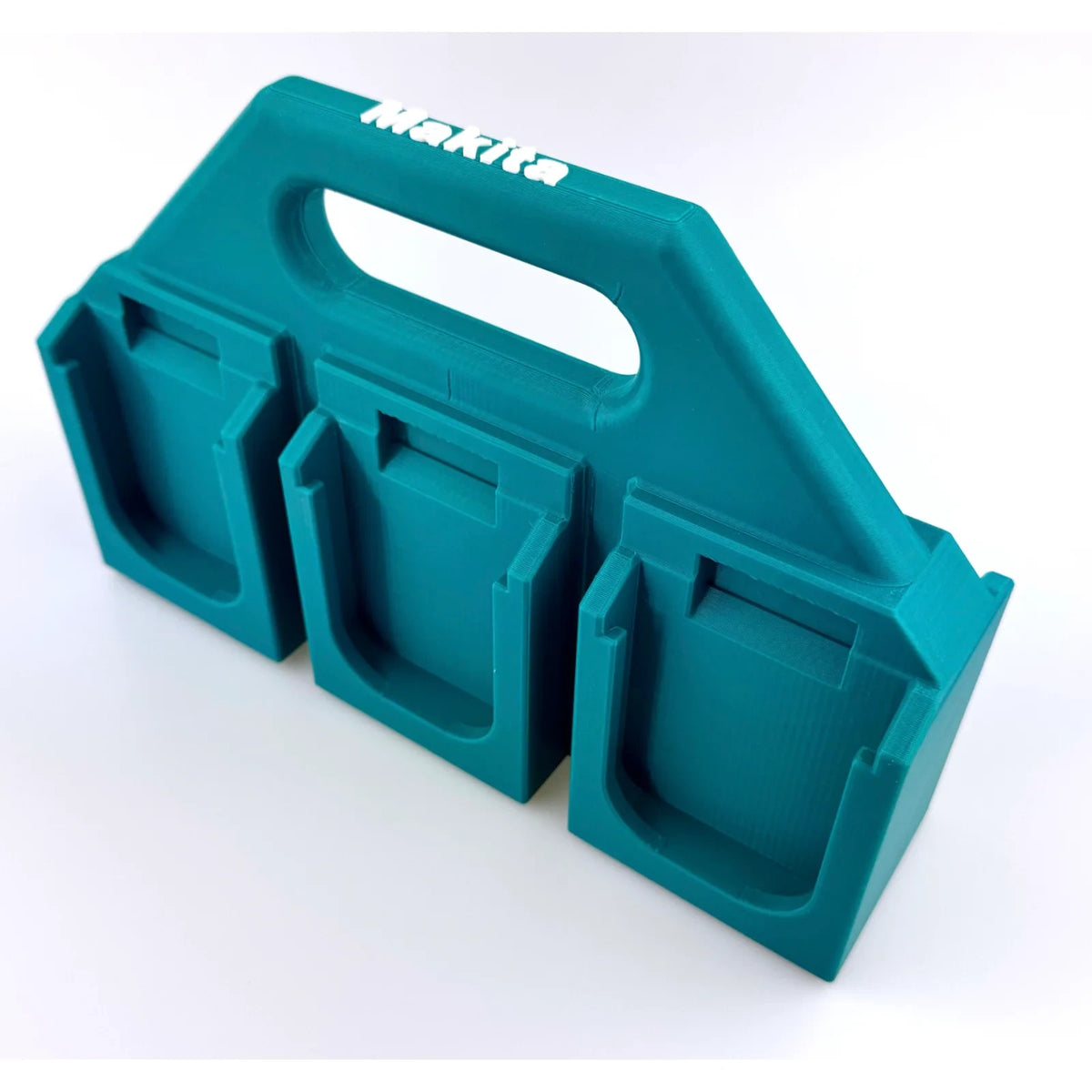 Makita 18V LXT Battery Holder Caddy Carrier Locking/Click-in for 6 Batteries