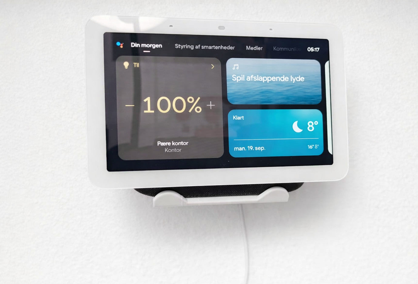 Google Nest Hub Wall Mount V2 Angled Bracket