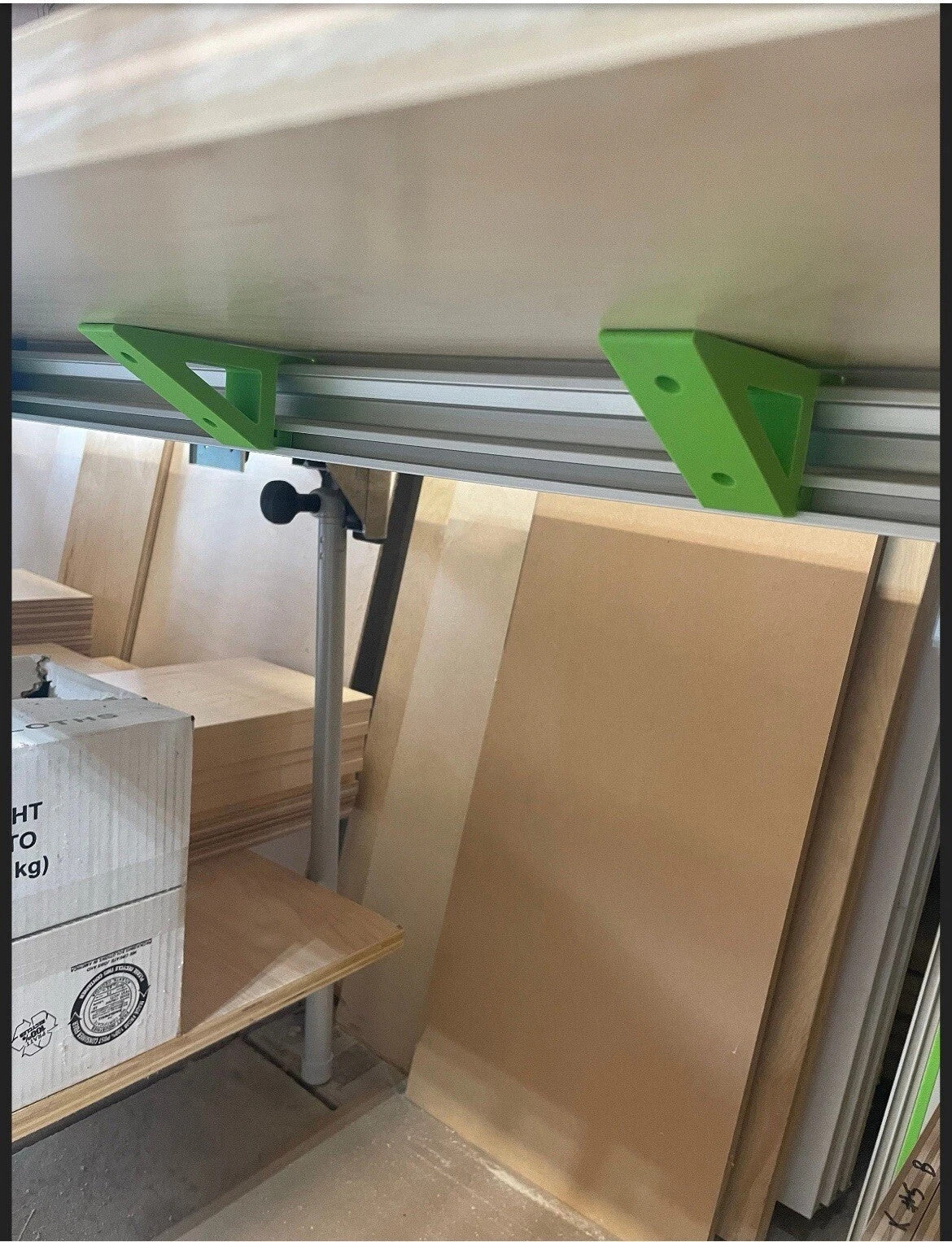 2x Festool MFT Table Extension Brace Support Vices Square