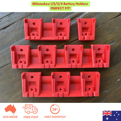 Milwaukee M18V Battery Click-in Wall Mount