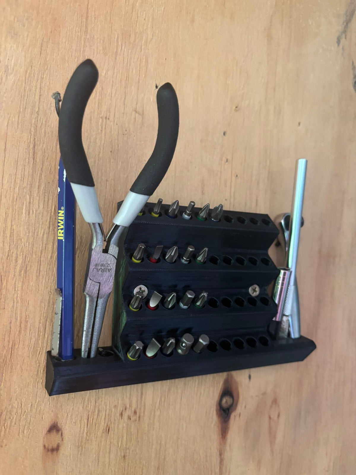 Driver Drill HEX BITS Wall Mount Rack