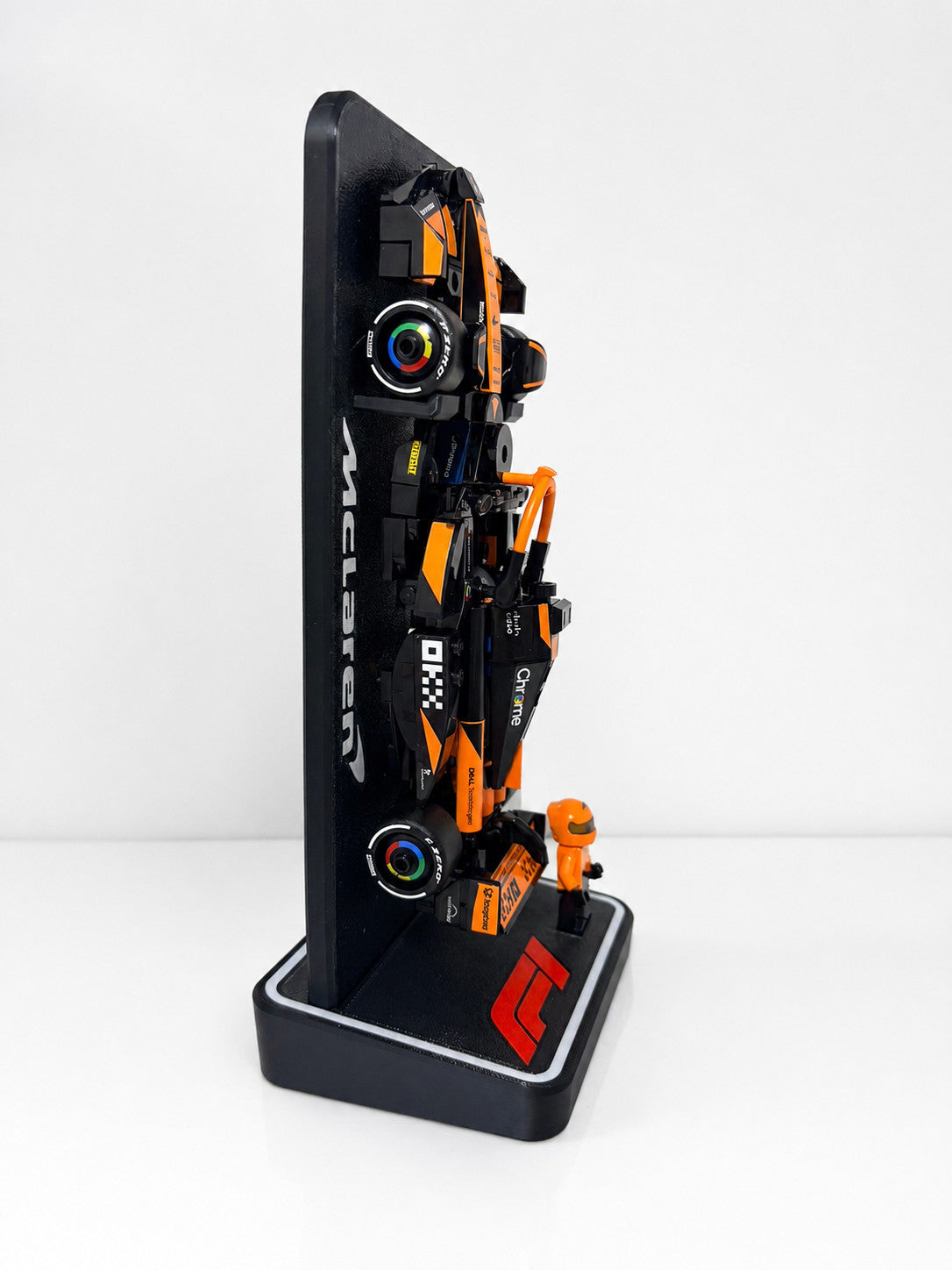 Display Stand compatible with LEGO F1 Speed Champions Race Car Teams