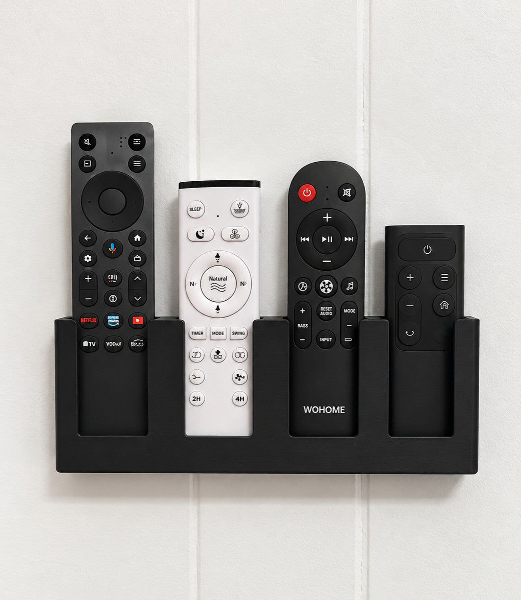 UNIVERSAL Remote Control Wall Mount Holder Organizer