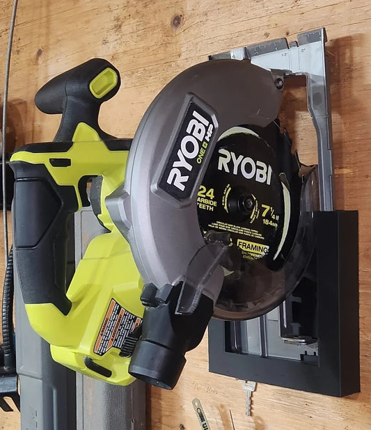 Circular Saw Wall Mount Holder Ryobi Makita DeWalt Milwaukee BOSCH - AUS MADE