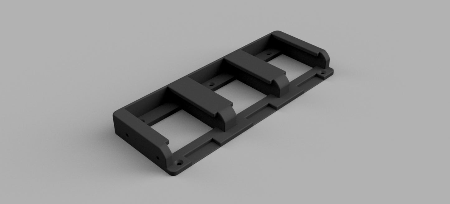 Makita 18V Battery Holder / Wall or Shelf Mount (non click-in)