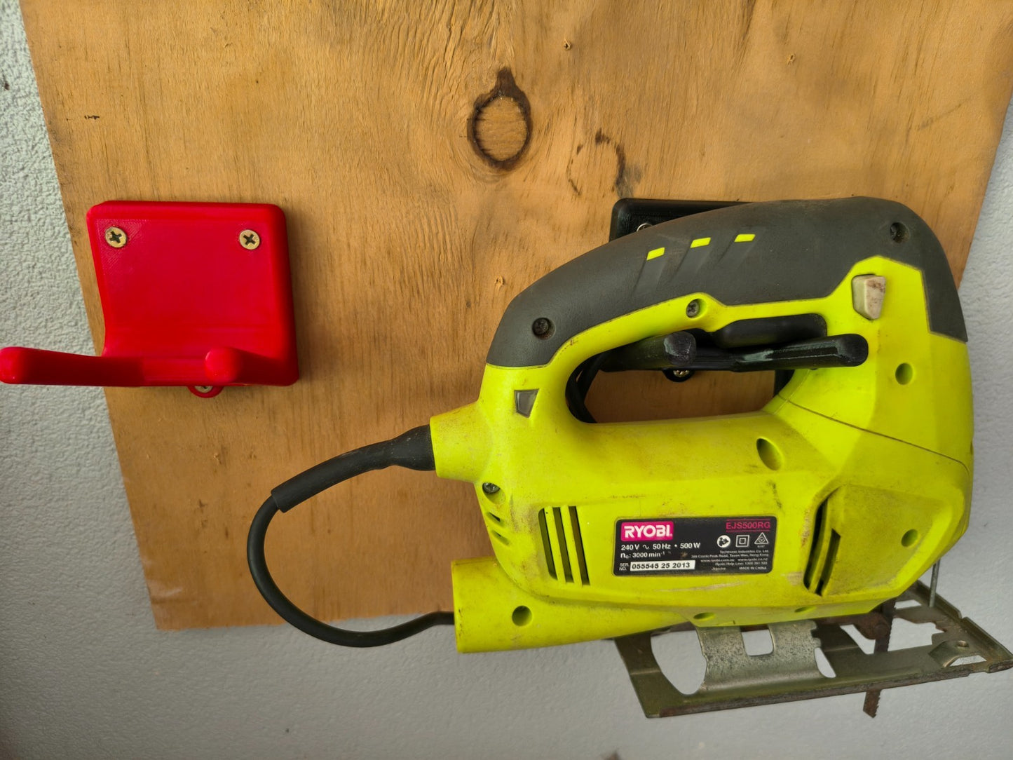 JIGSAW Wall Mount Holder Ryobi Makita DeWalt Milwaukee AEG BOSCH OZITO AUS MADE