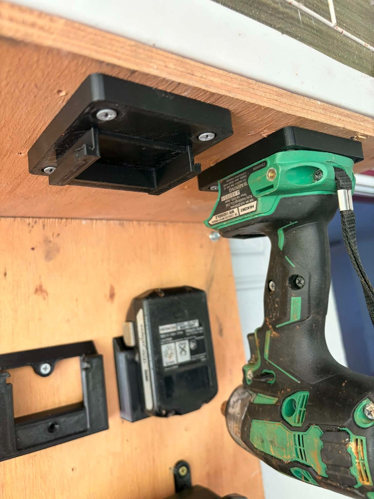 Hitachi / Hikoki / Metabo 18V/36V TOOL Holder / Wall Mount