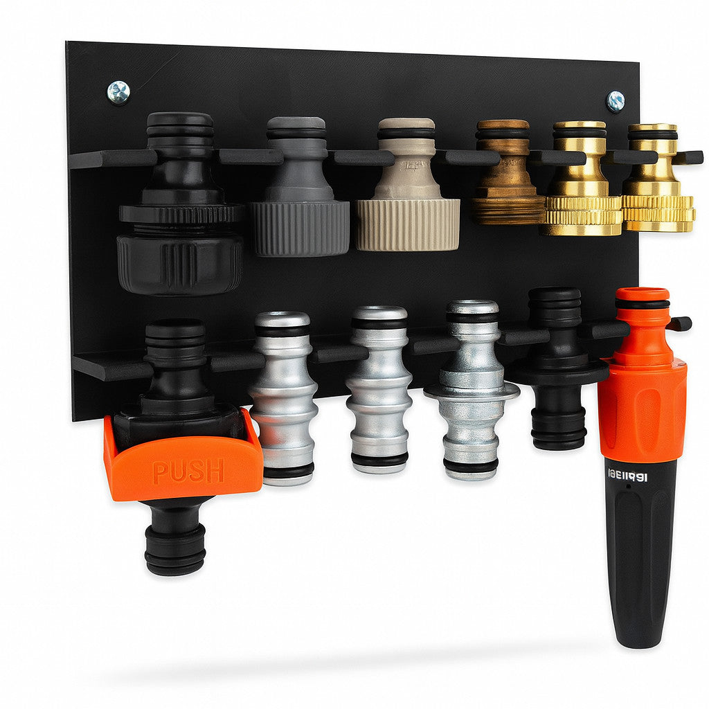 Gardena Tool / Tap & Hose Fittings Holder Wall Mount
