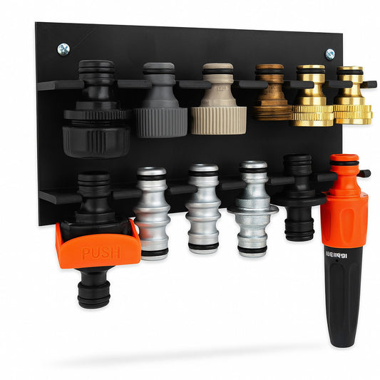 Gardena Tool / Tap & Hose Fittings Holder Wall Mount
