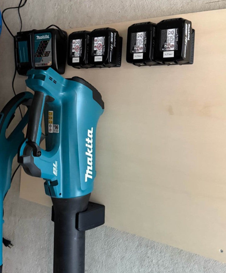 Makita 18V Battery Holder Wall Shelf Mount 1/2/3/4 batteries