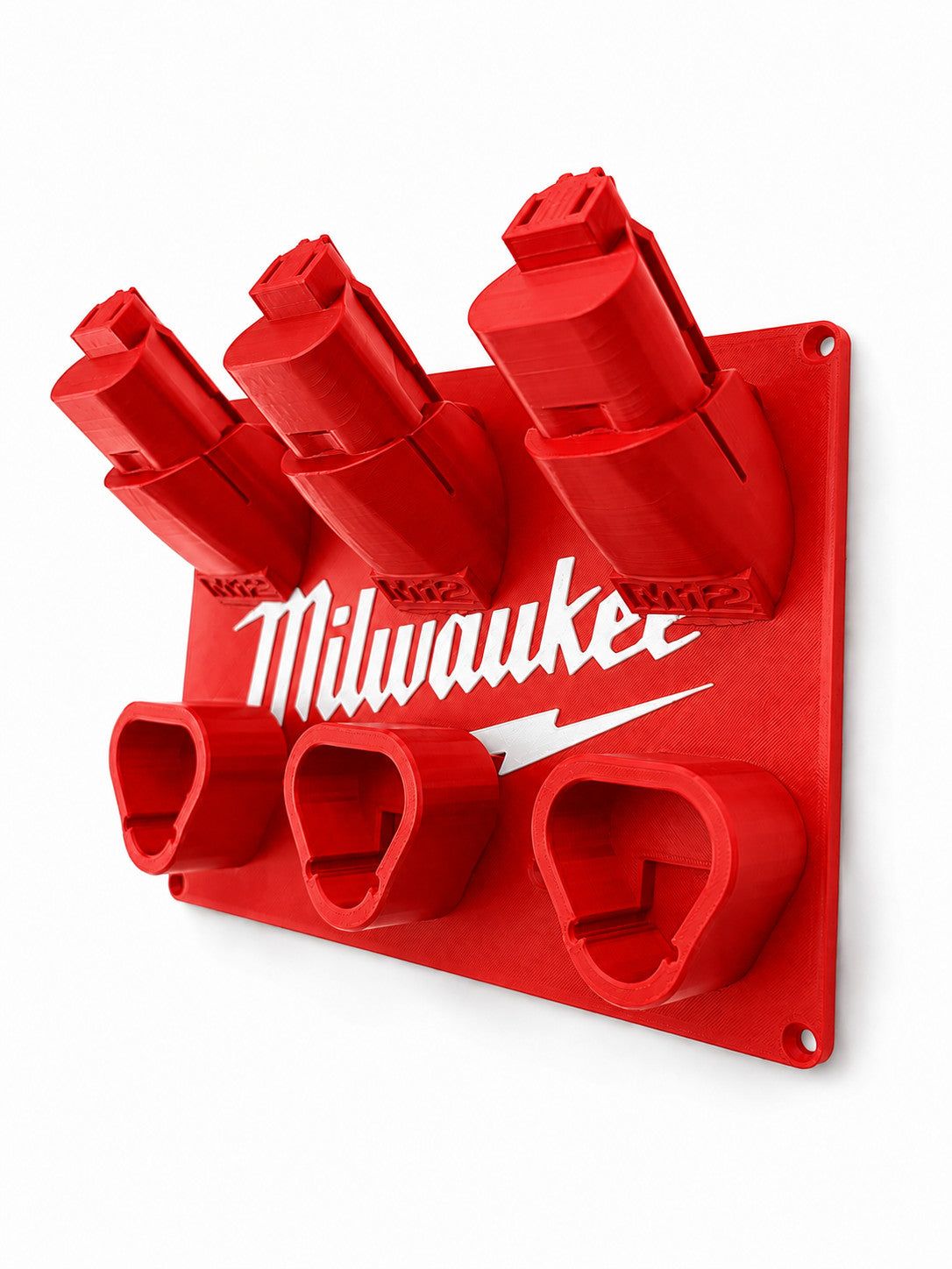 PREMIUM Storage Mount for Milwaukee M12 12V Tool & Battery Combo Holder