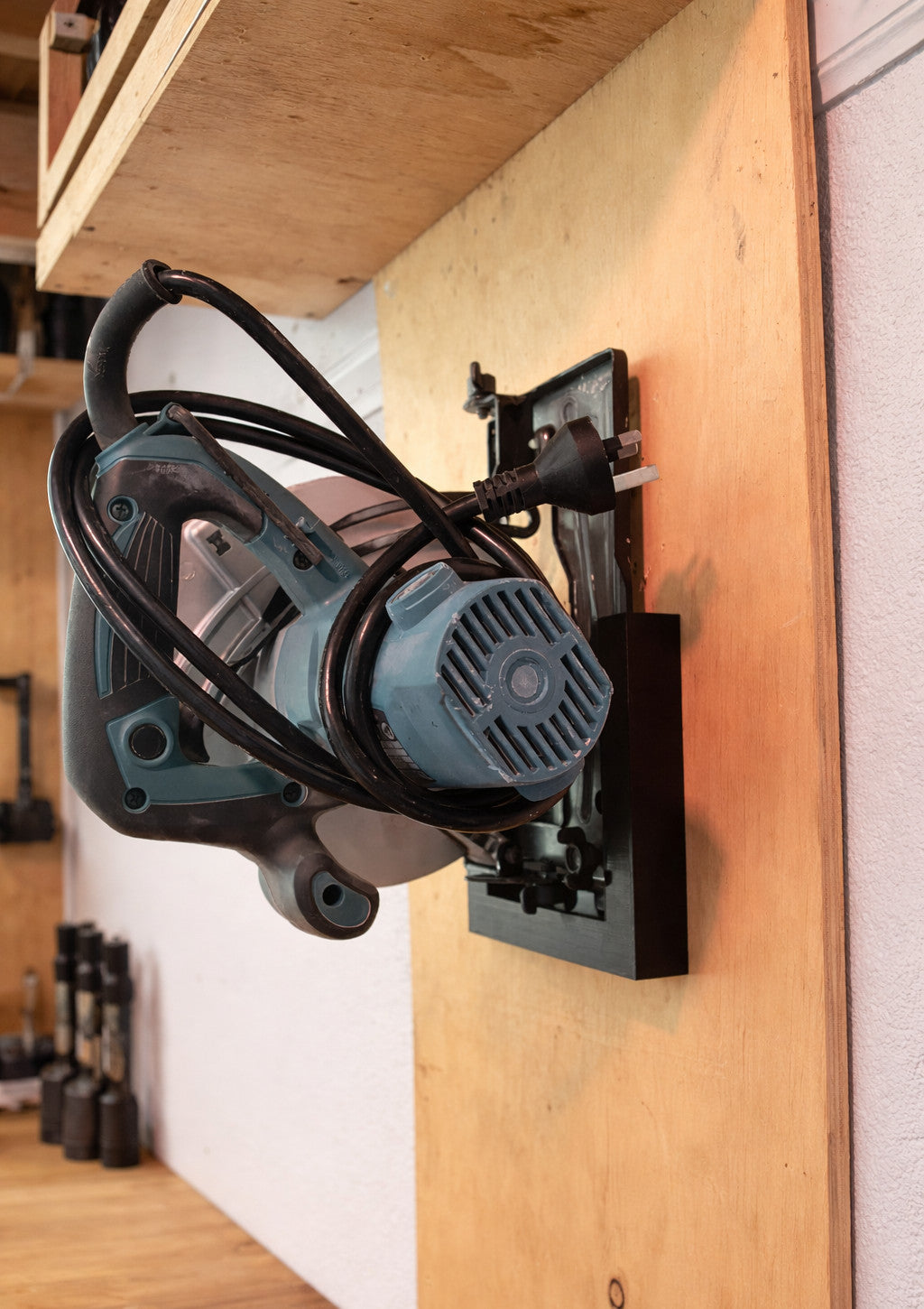 Circular Saw Wall Mount Holder Ryobi Makita DeWalt Milwaukee BOSCH - AUS MADE