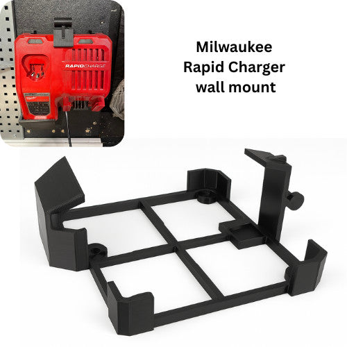 Wall Mount for Milwaukee M12 M18 Battery Charger