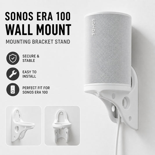 Sonos ERA 100 Speaker Wall Mount / Mounting Bracket Stand Holder