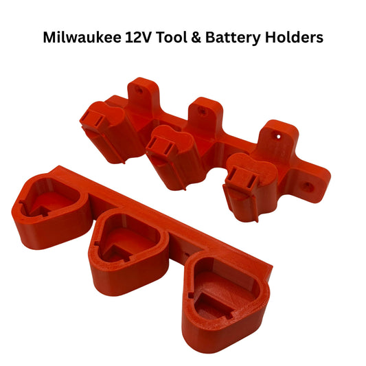 Milwaukee 12V Tool & Battery Holder / Wall Mount