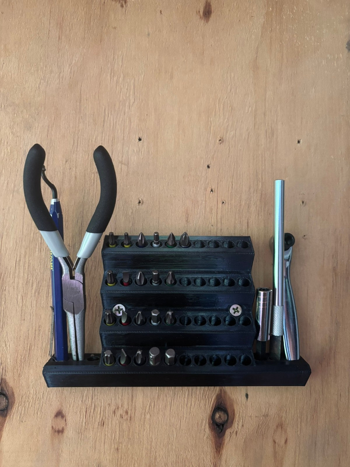 Driver Drill HEX BITS Wall Mount Rack