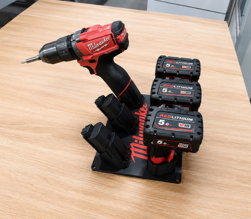 PREMIUM Storage Mount for Milwaukee M12 12V Tool & Battery Combo Holder