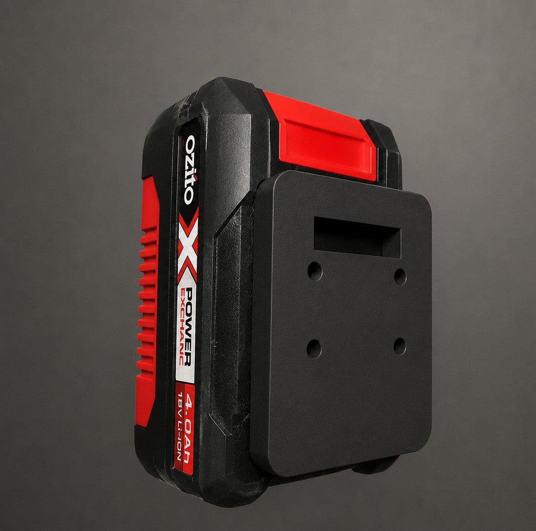 OZITO PXC 18V 5x Battery Holder Wall Mount Bracket Storage