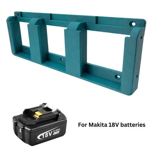 Makita 18V Battery Holder / Wall or Shelf Mount (non click-in)