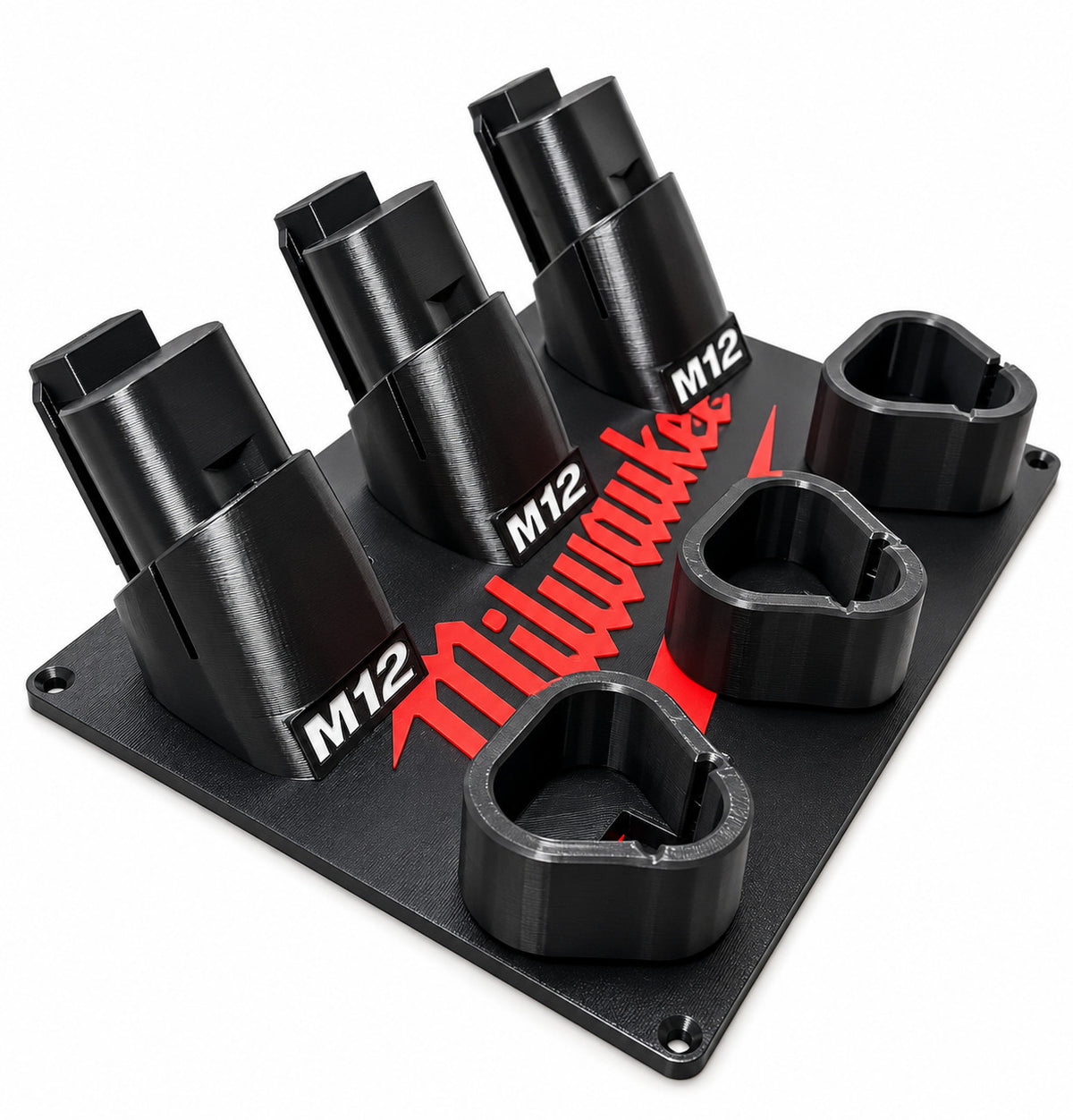 PREMIUM Storage Mount for Milwaukee M12 12V Tool & Battery Combo Holder