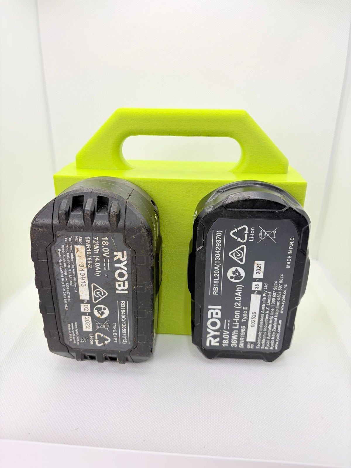 Ryobi 18V 4-slot Battery Caddy / Carrying Case