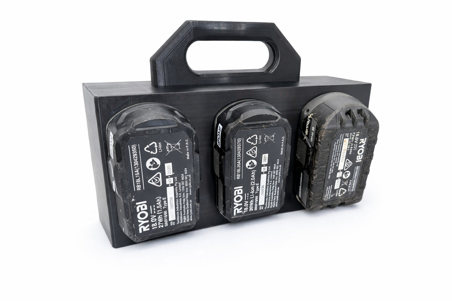 RYOBI 18V 6-SLOT BATTERY CADDY Carrying Case