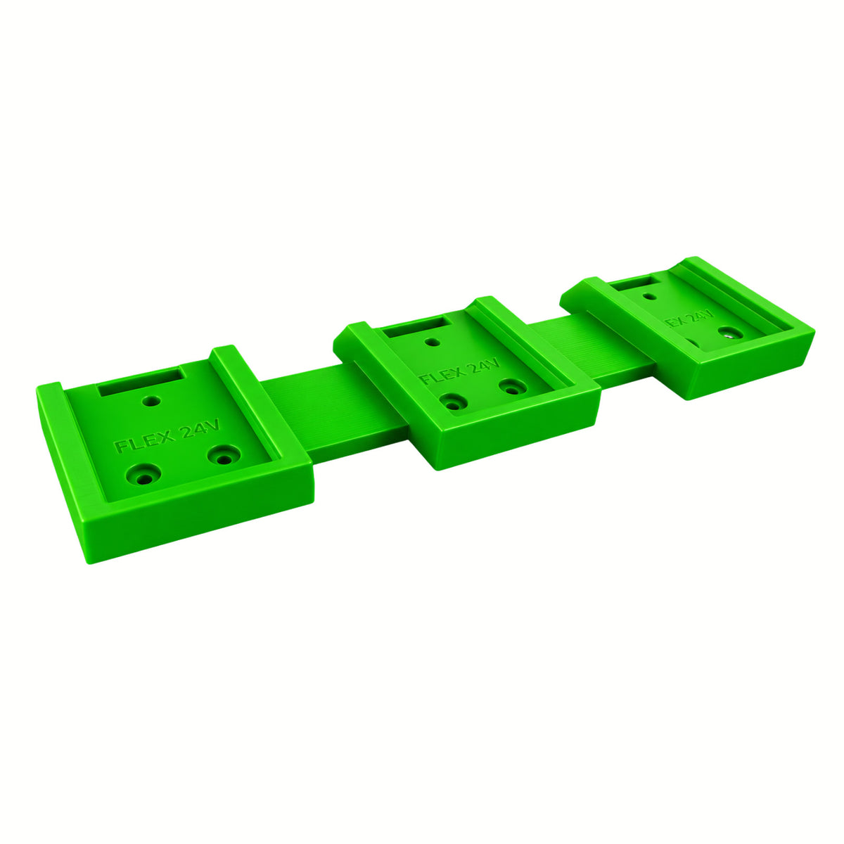 Triple Battery Holder for FLEX 24V Batteries Wall Mount Holder Storage