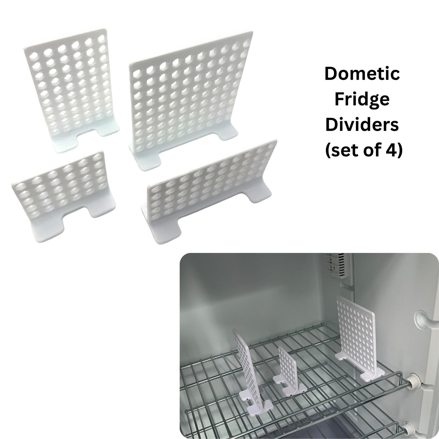 Dometic Fridge Wire-Shelf Dividers – Set of 4