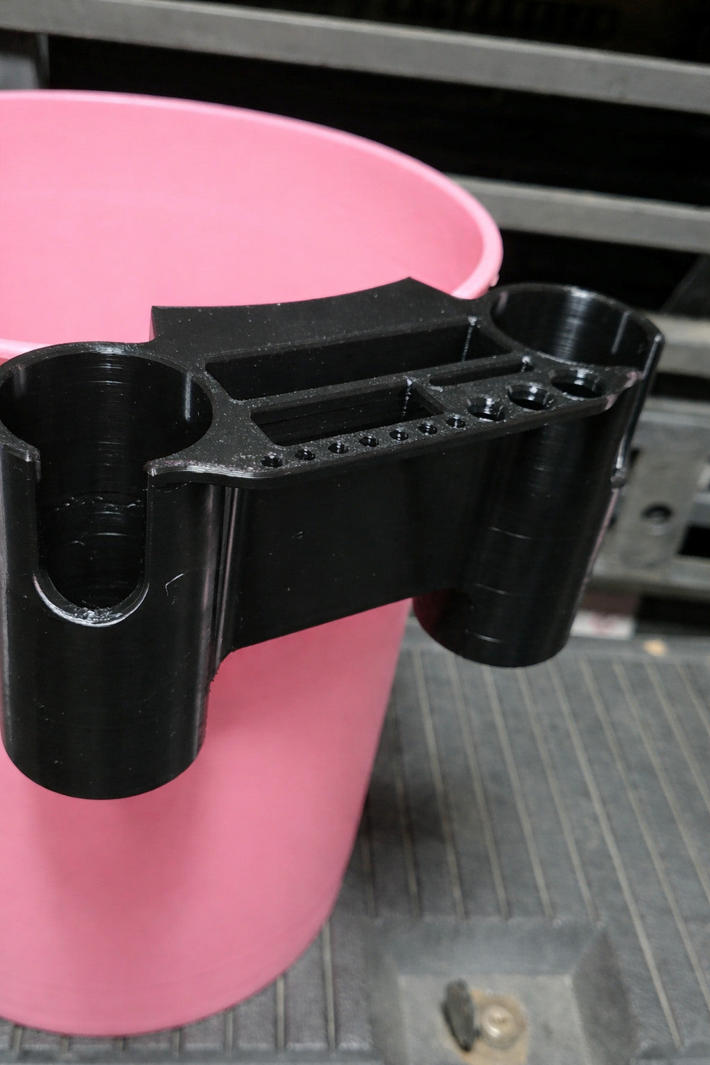 Fishing Bucket Caddy | Rod, Phone, Scissors, Hook Tool Holder |  AUS MADE