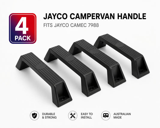 GRAB HANDLE - 4 PACK - For CARAVAN / MOTORHOME / CAMPER TRAILER JAYCO Camec 7988