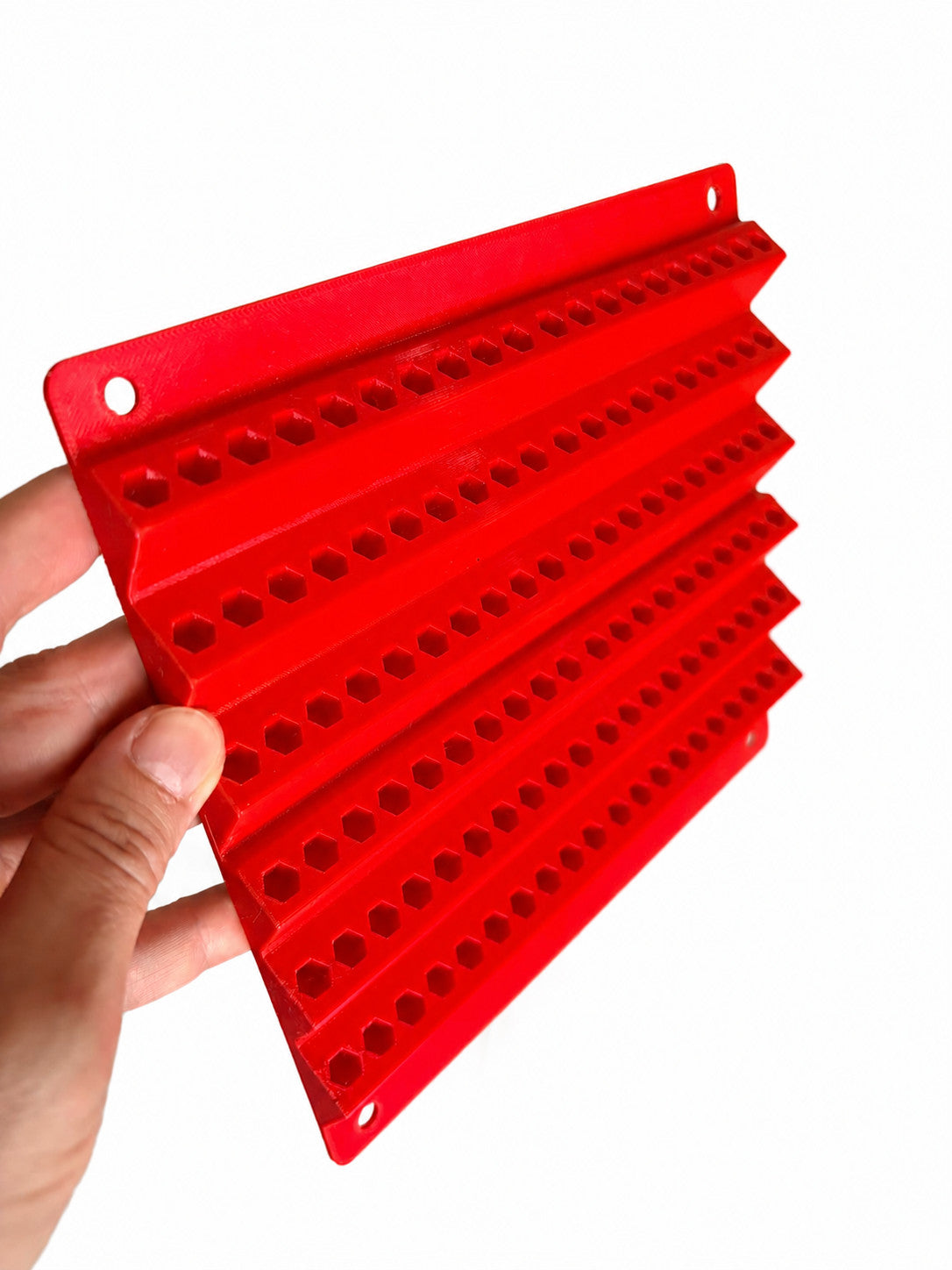 120 HEX SHANK BITS Holder Wall Mount Display Rack Storage Drill Driver AUS MADE