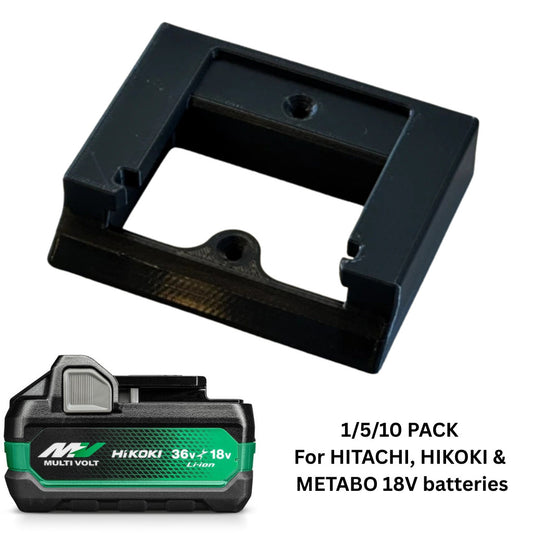 Hitachi / Hikoki / Metabo 18V/36V Battery Holder Wall Mount