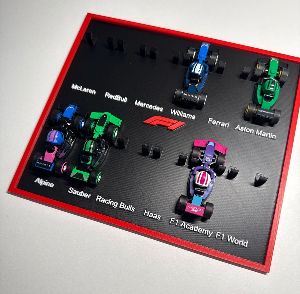 Display Frame for Lego F1 Mini Cars Series Collectible Race Mount 71049 AUS MADE
