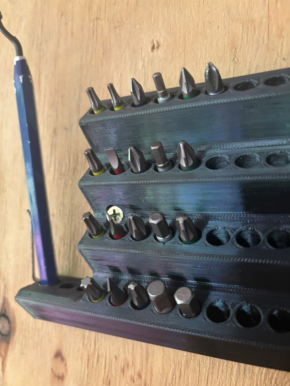 Driver Drill HEX BITS Wall Mount Rack
