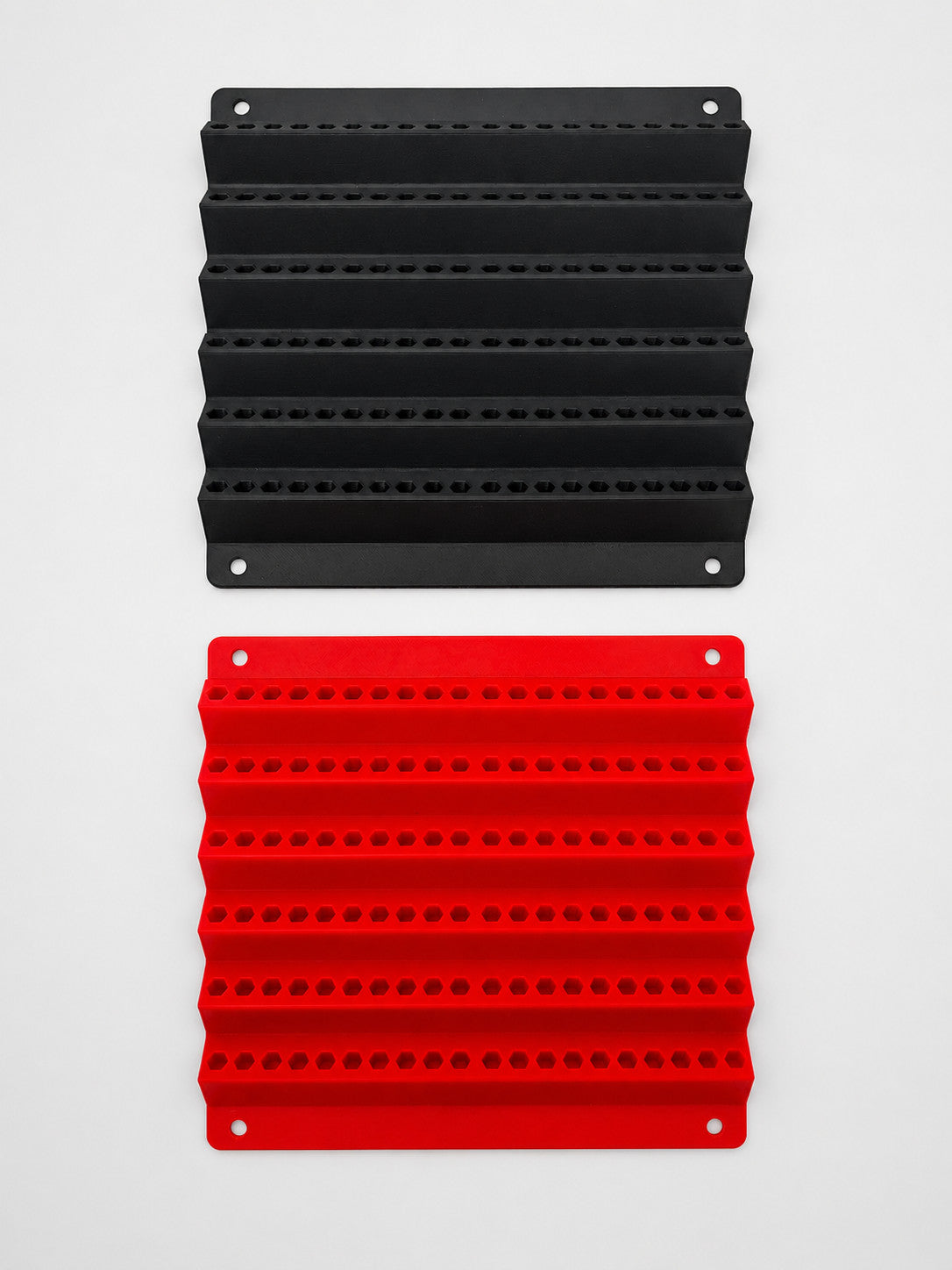 120 HEX SHANK BITS Holder Wall Mount Display Rack Storage Drill Driver AUS MADE