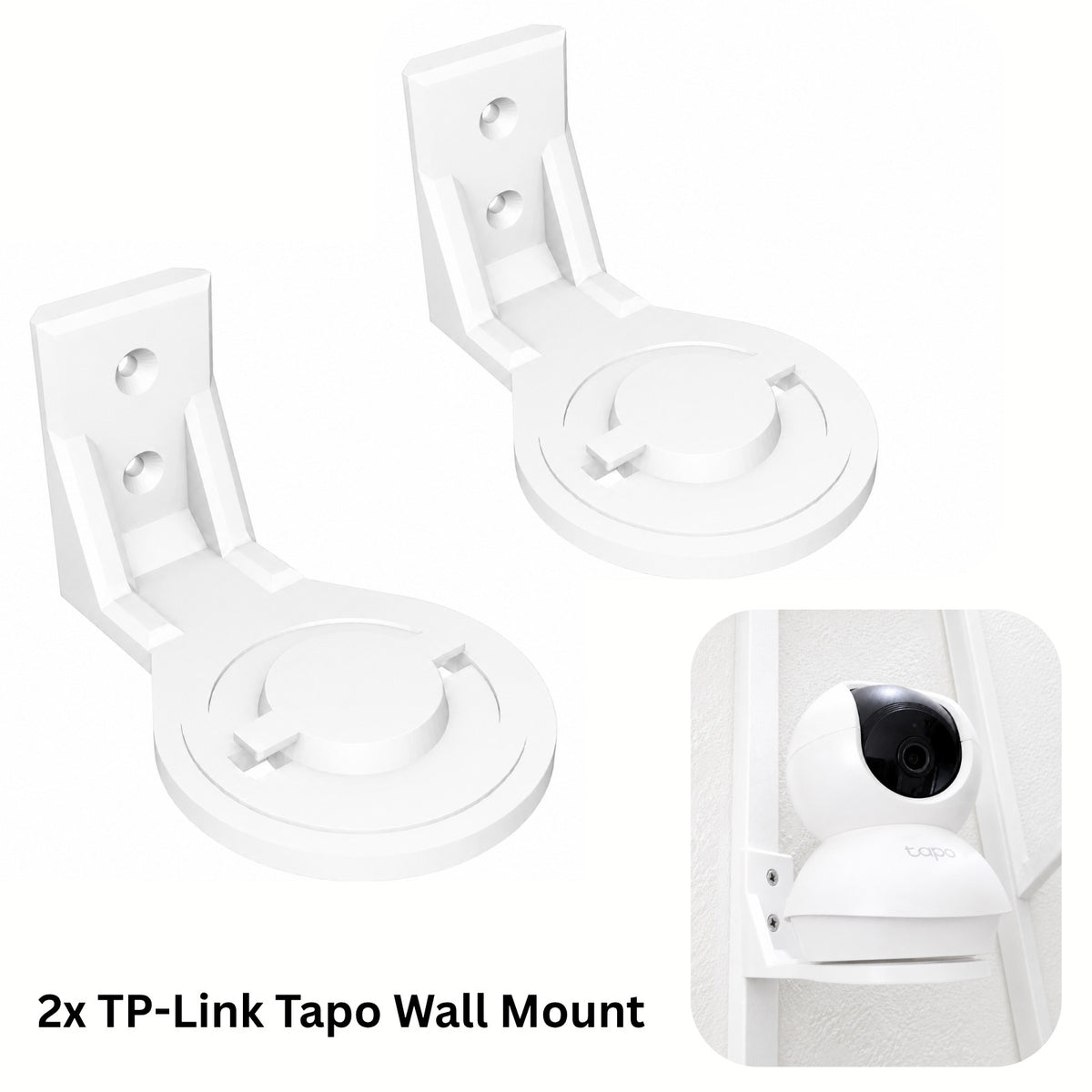 *2 PACK* TP-Link Tapo Wall Mount Bracket Holder