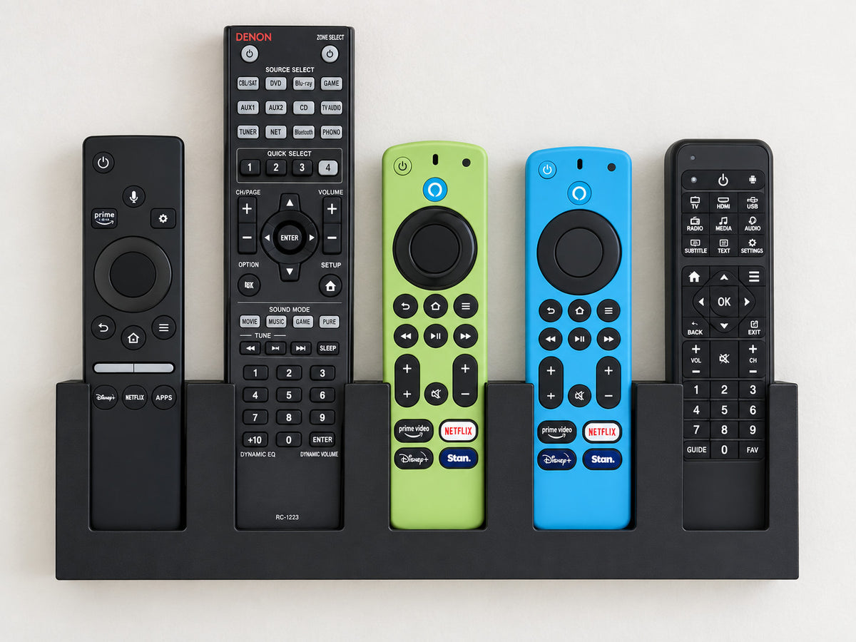 UNIVERSAL Remote Control Wall Mount Holder Organizer