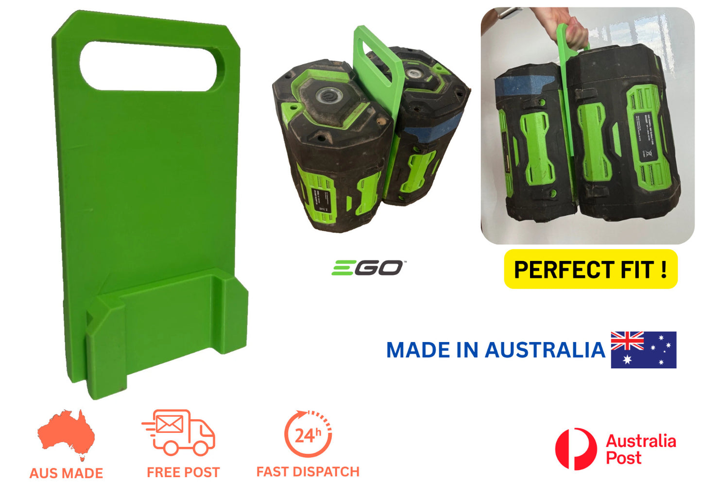 EGO 56V Battery Holder / Carrier for 2 batteries