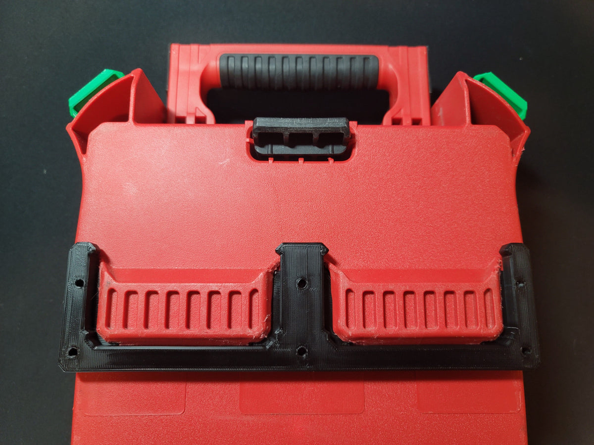 2x Lock-in Milwaukee Packout Wall Mount | Double Wide